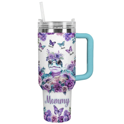 Shineful Tumbler Personalized Turtle Love Mom