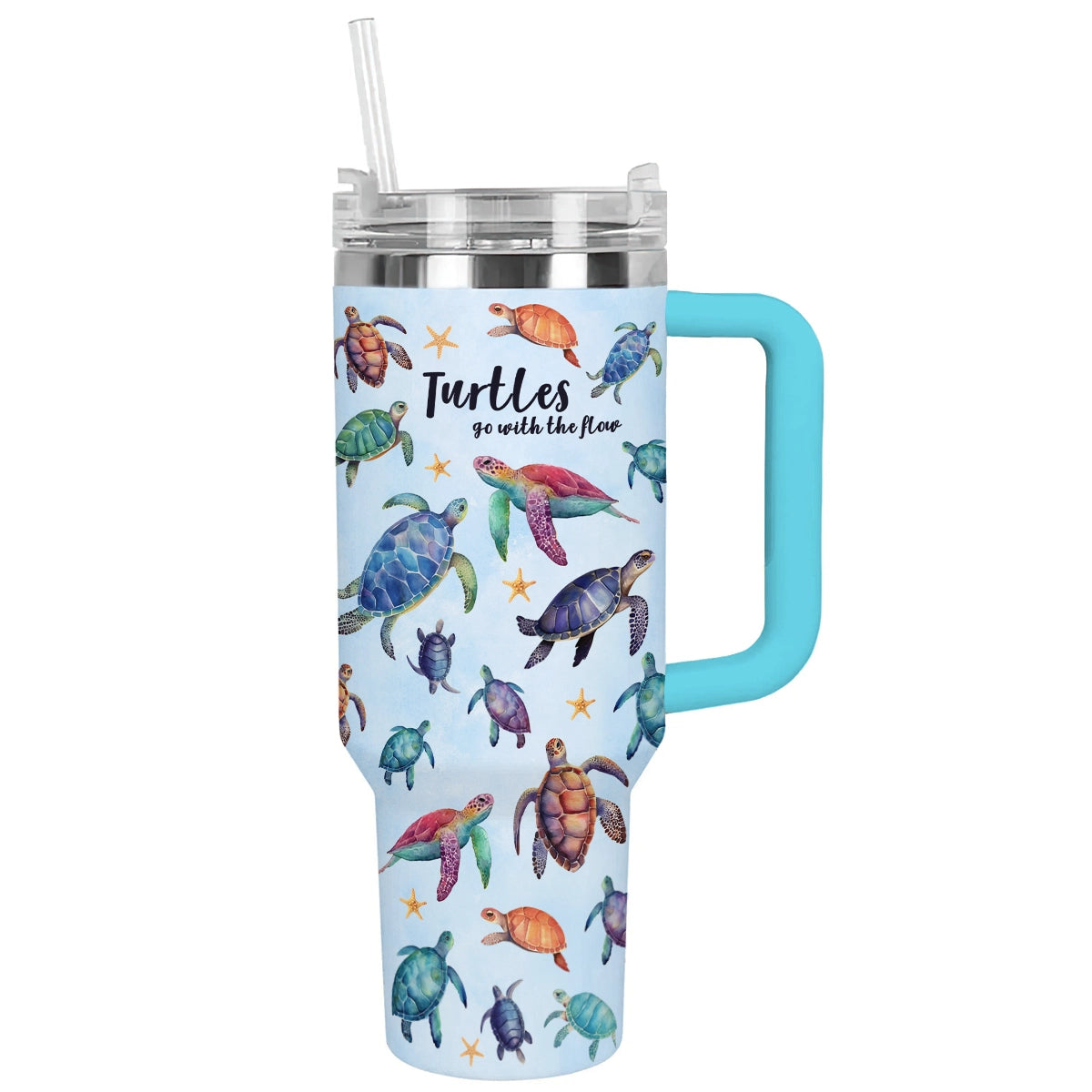 Shineful Tumbler Sea Turtle Go With The Flow