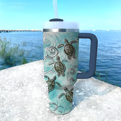 Shineful Tumbler Turtle Tranquility