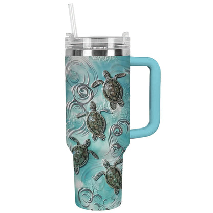 Shineful Tumbler Turtle Tranquility