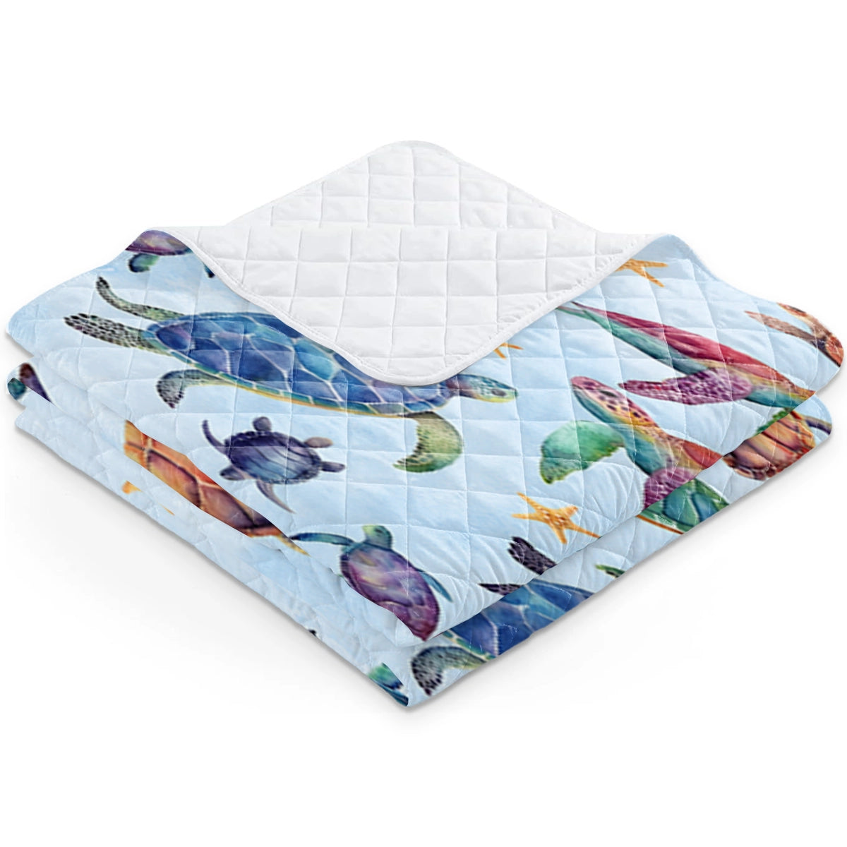 Shineful Turtle Quilt 3-Piece Set Turtle Flow