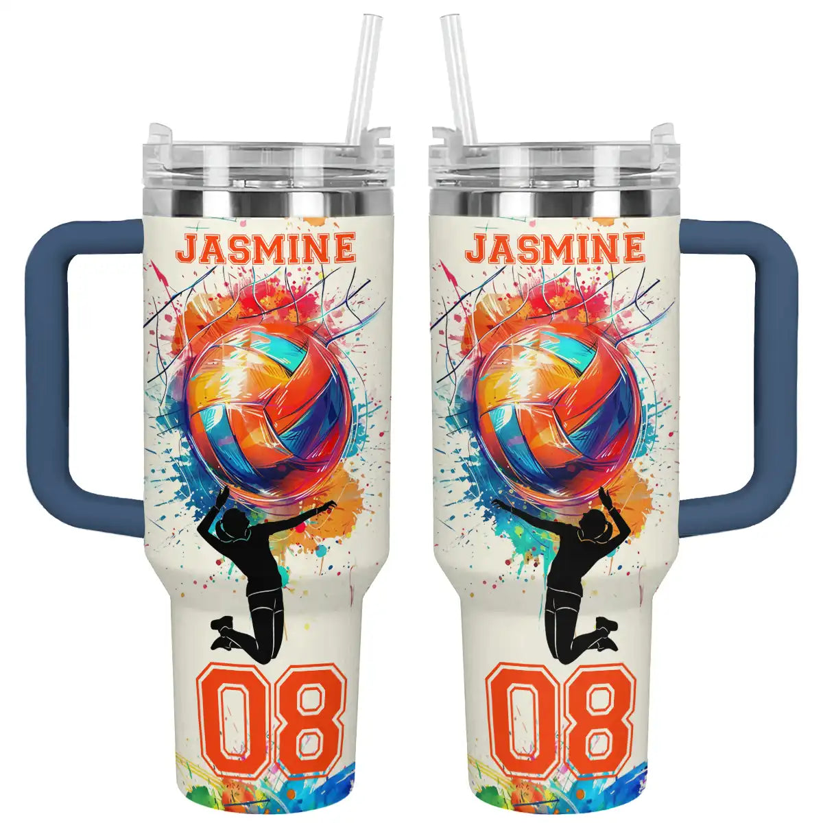 Shineful Tumbler Personalized Volleyball Sport Spirit