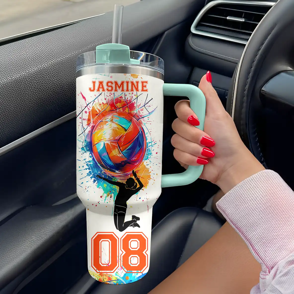 Shineful Tumbler Personalized Volleyball Sport Spirit