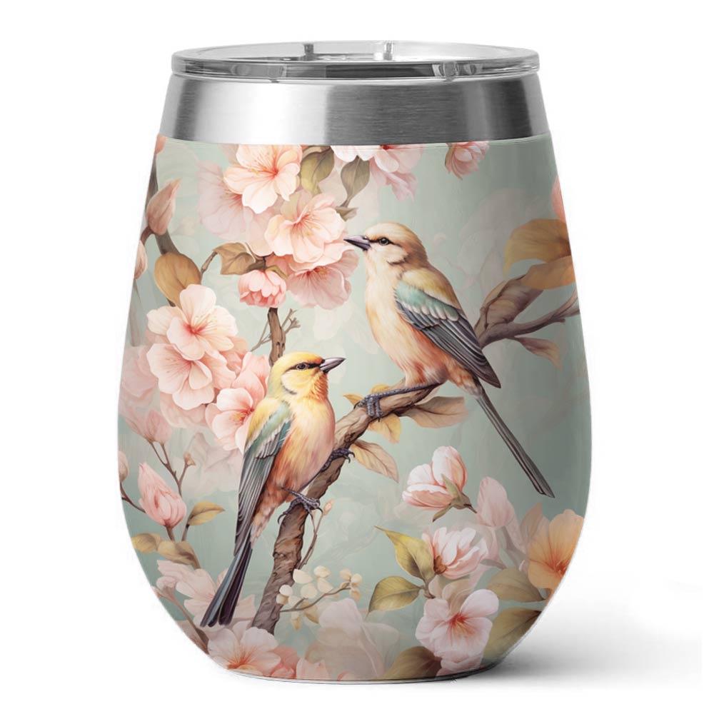 Shineful Wine TumblerSpring Song Bird