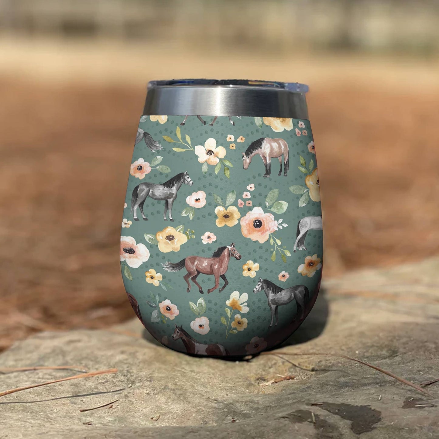 Shineful Wine Tumbler Meadow Mirth