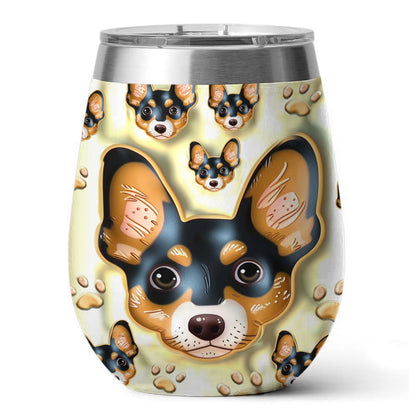 Dog 12 Oz Shineful™ Dachshunds 3D Nl09 12Oz Tumbler