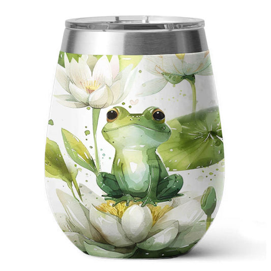 Shineful Wine Tumbler Frog Little frog