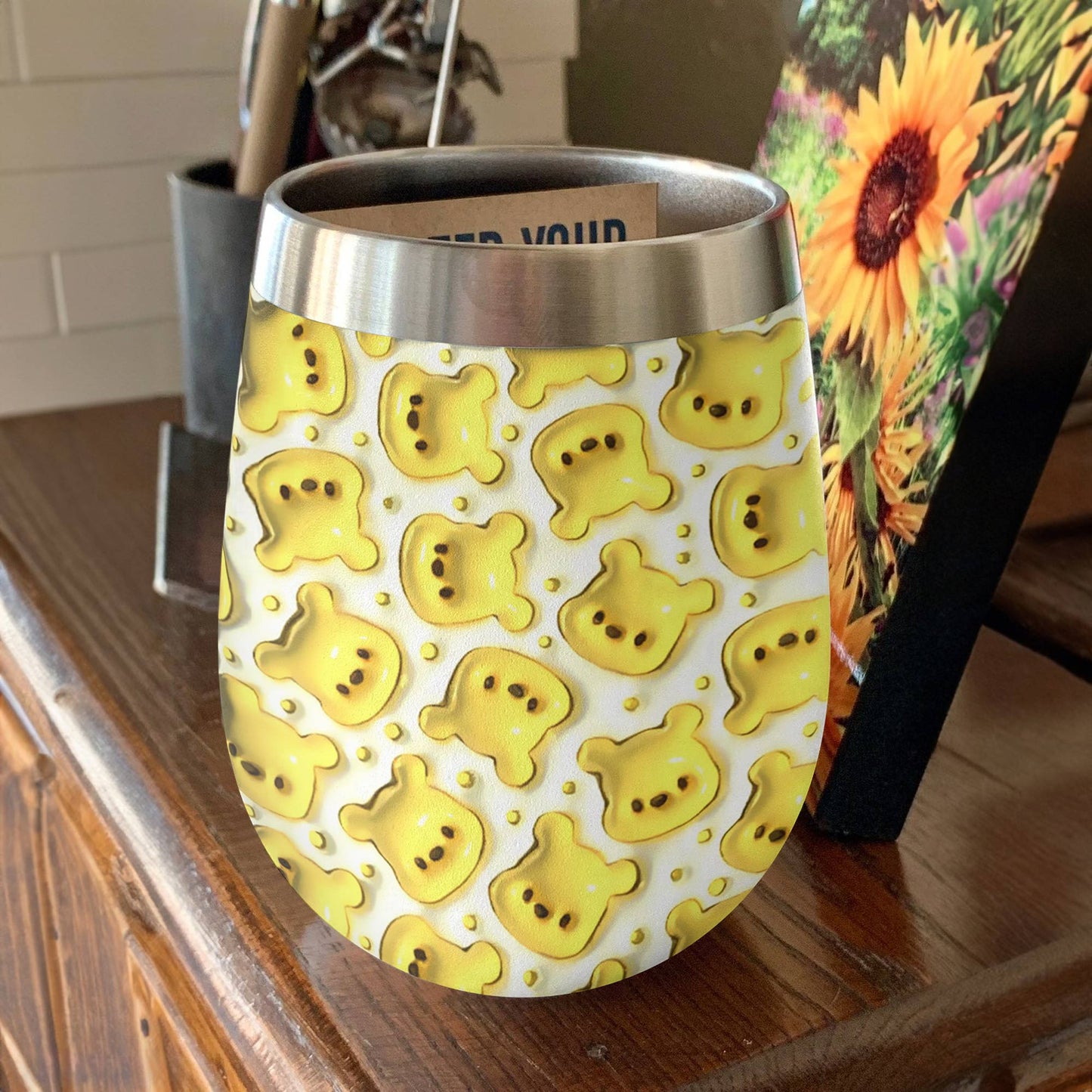 Shineful Wine Tumbler Smile bears