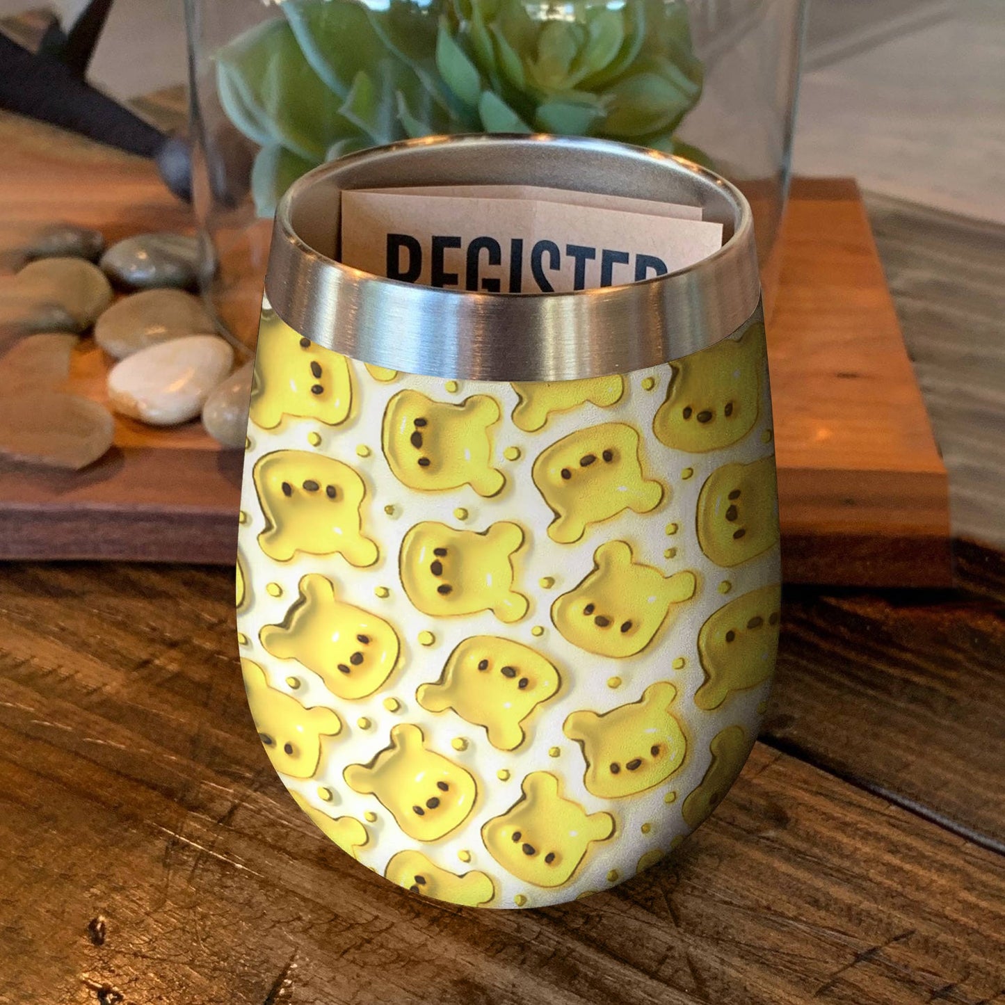 Shineful Wine Tumbler Smile bears