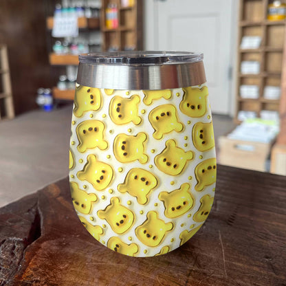 Shineful Wine Tumbler Smile bears