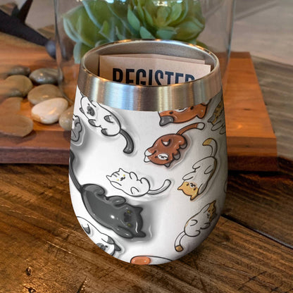 Cat 12 Oz Shineful™ Dachshunds 3D Pink Nl09 12Oz Tumbler