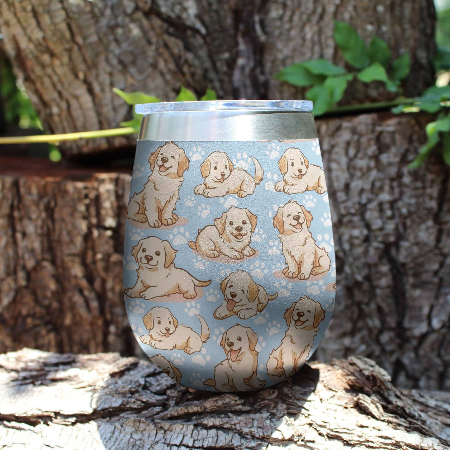 Golden Retriever 12 Oz Shineful™ Baby Nl09 12Oz Tumbler