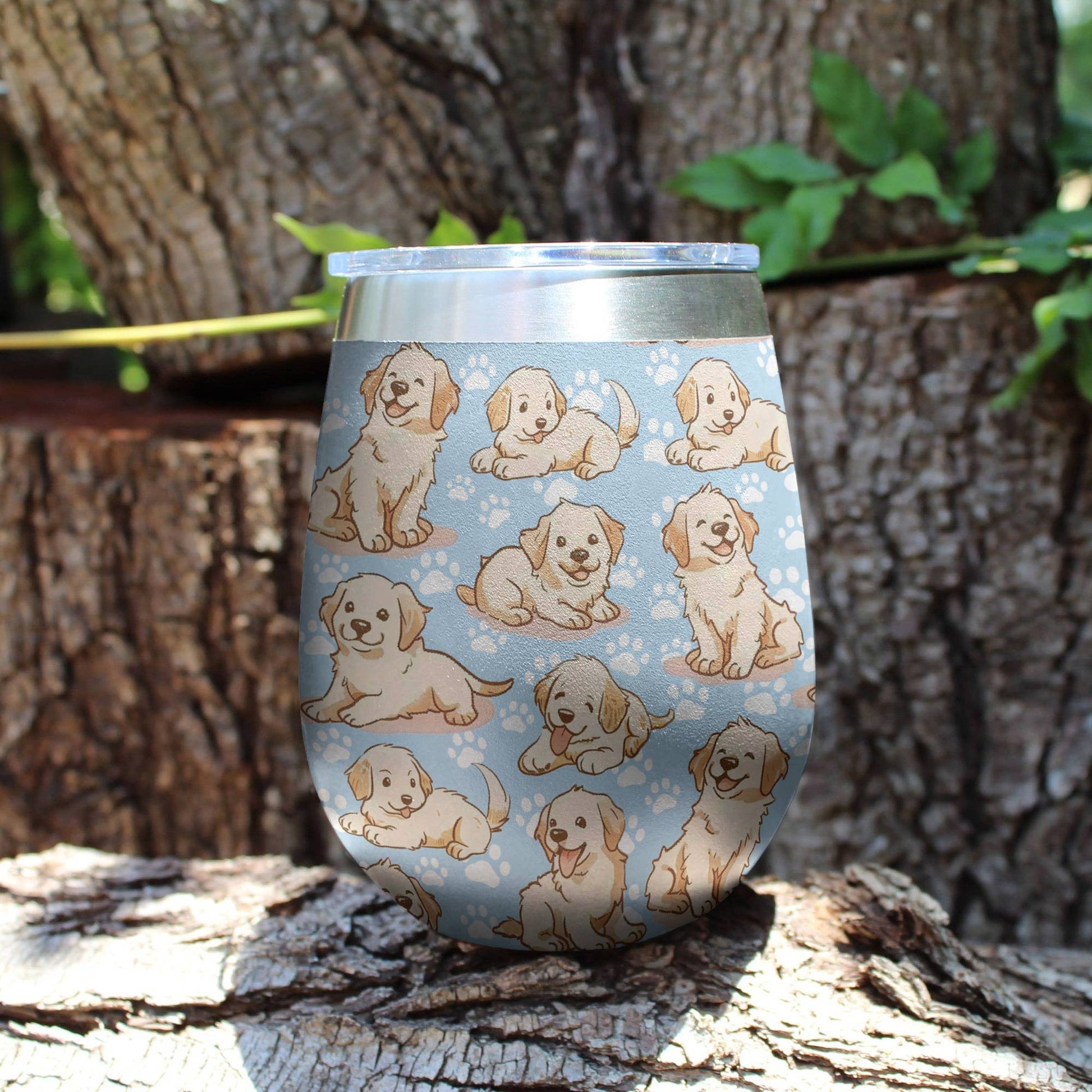 Golden Retriever 12 Oz Shineful™ Baby Nl09 12Oz Tumbler