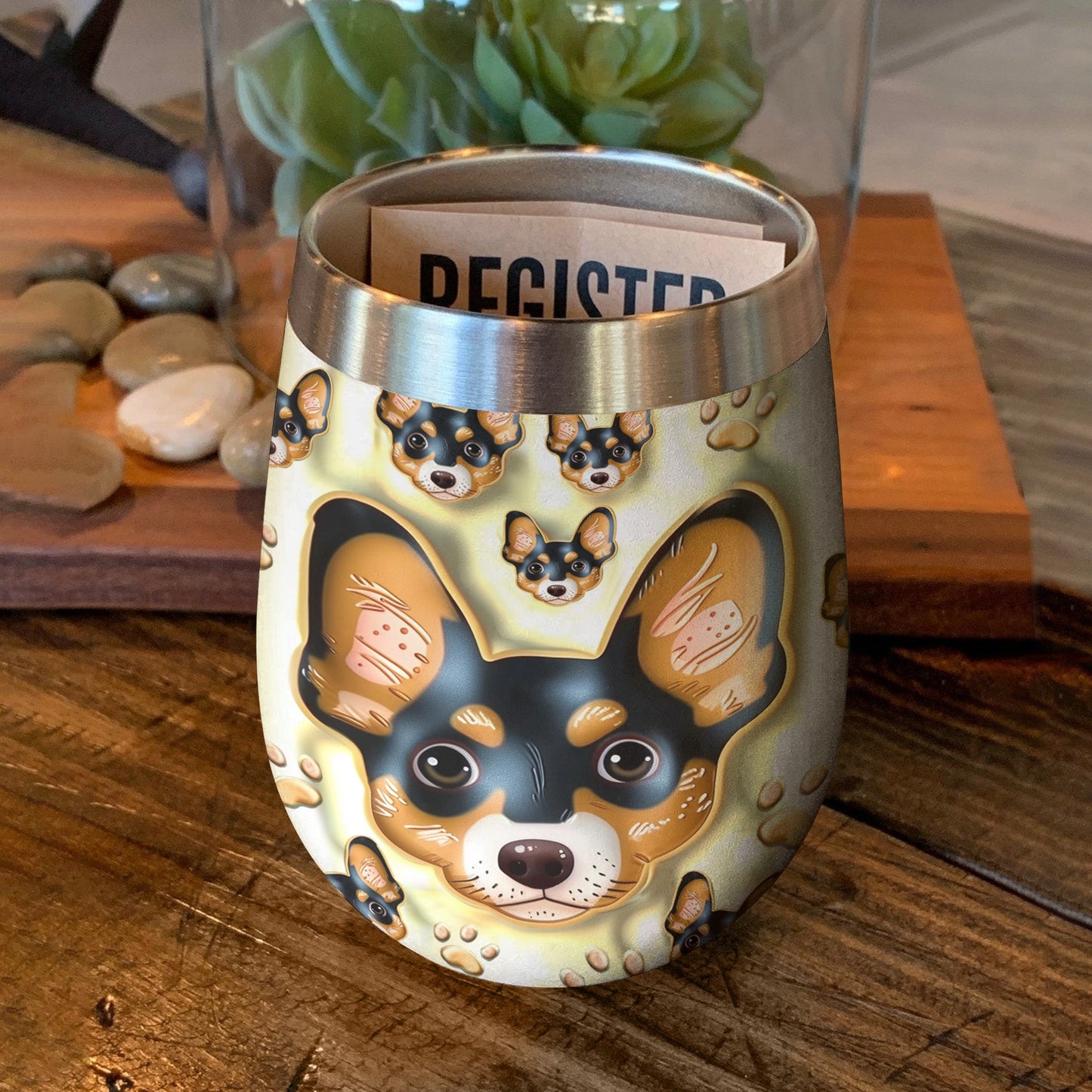 Dog 12 Oz Shineful™ Dachshunds 3D Nl09 12Oz Tumbler