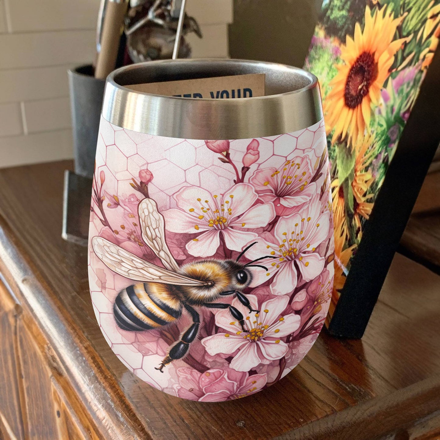 Shineful Wine Tumbler Blossom Buzz