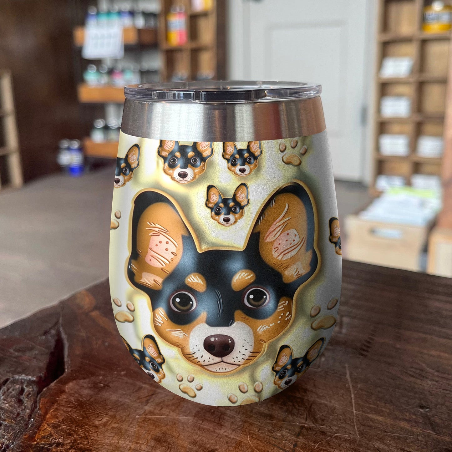 Dog 12 Oz Shineful™ Dachshunds 3D Nl09 12Oz Tumbler