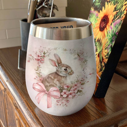 Shineful Wine Tumbler Elegent Rabbit 2