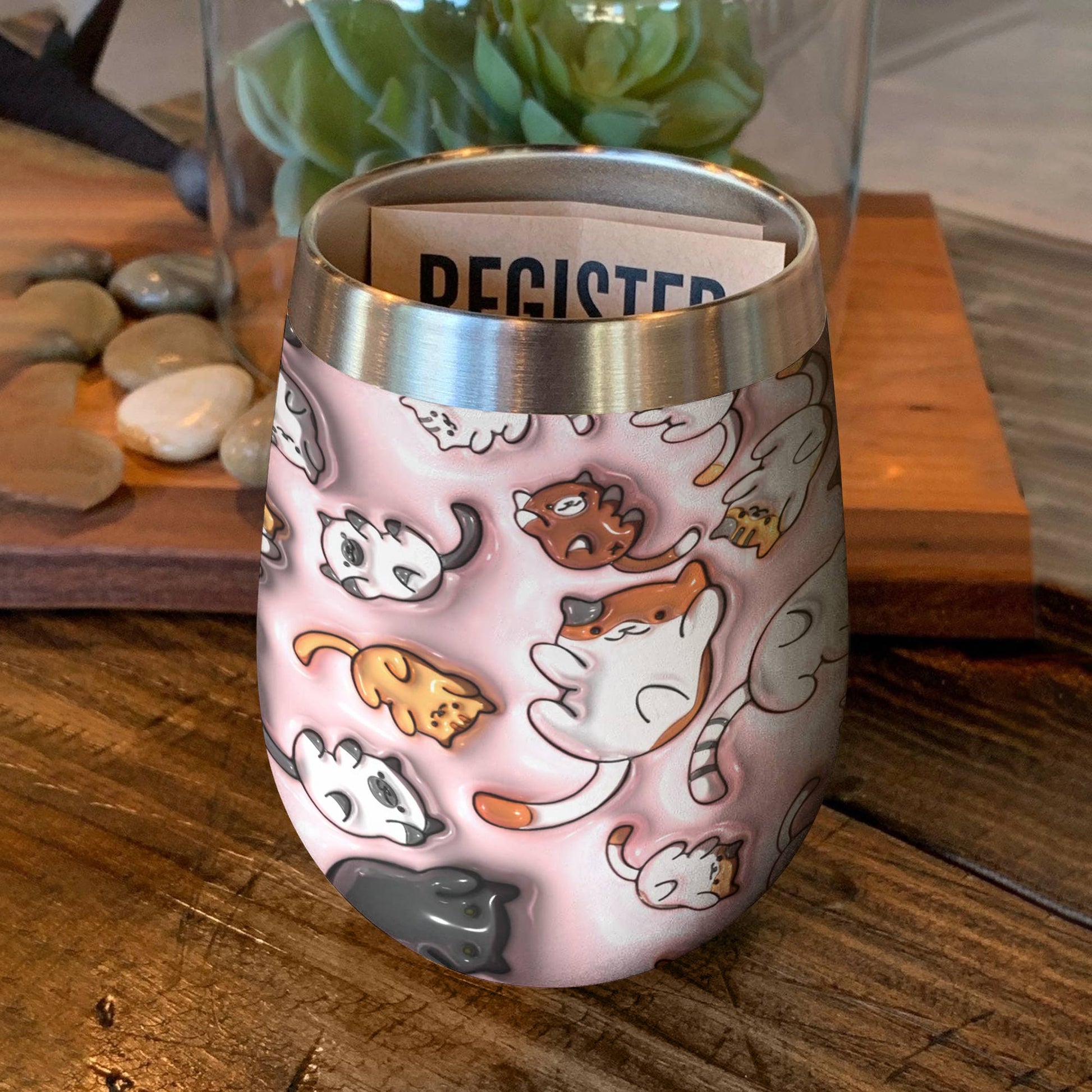 Cat 12 Oz Shineful™ Dachshunds 3D Pink Nl09 12Oz Tumbler