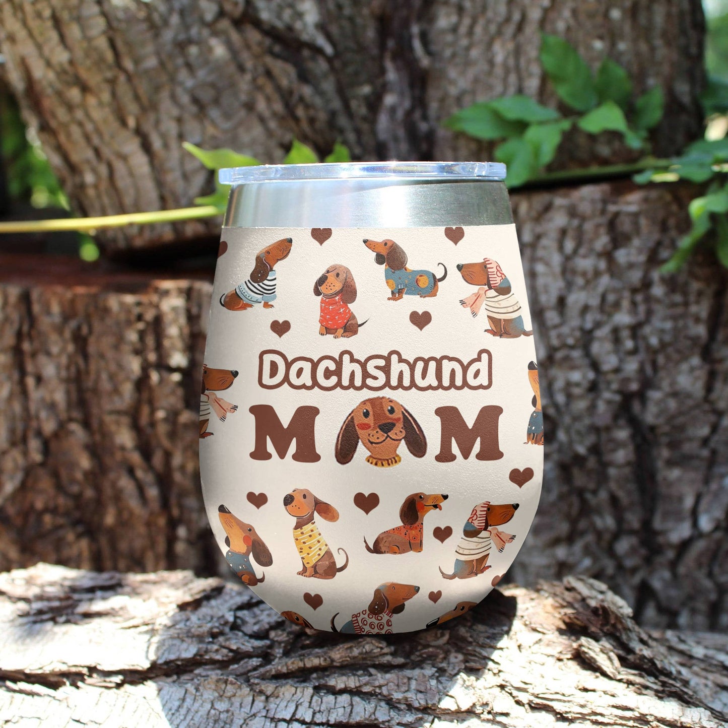 Shineful Wine Tumbler Dachshund MOM