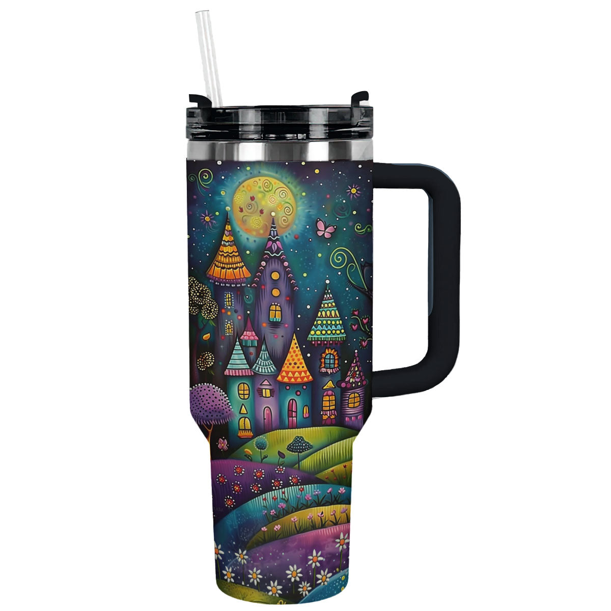 Shineful Tumbler Whimsical Village