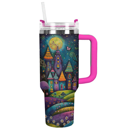 Shineful Tumbler Whimsical Village