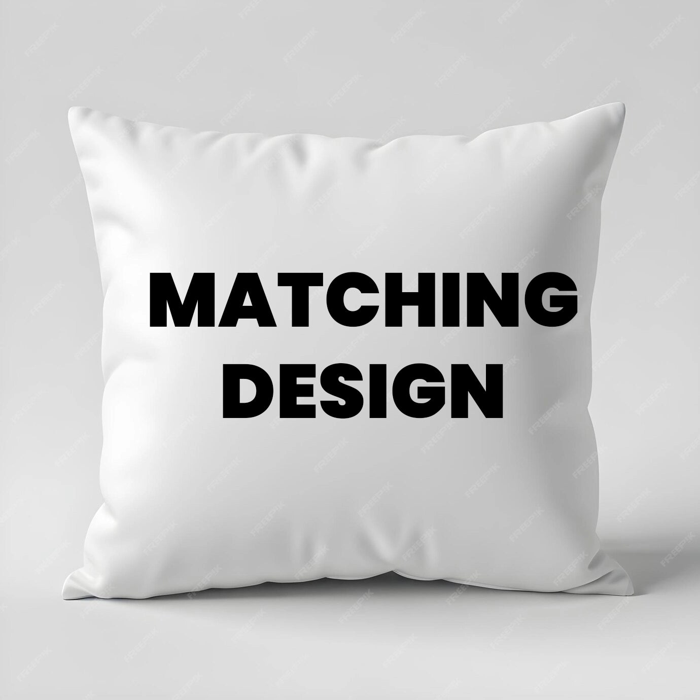 Matching Design Cushion Cover, Pillowcase (18" x 18")