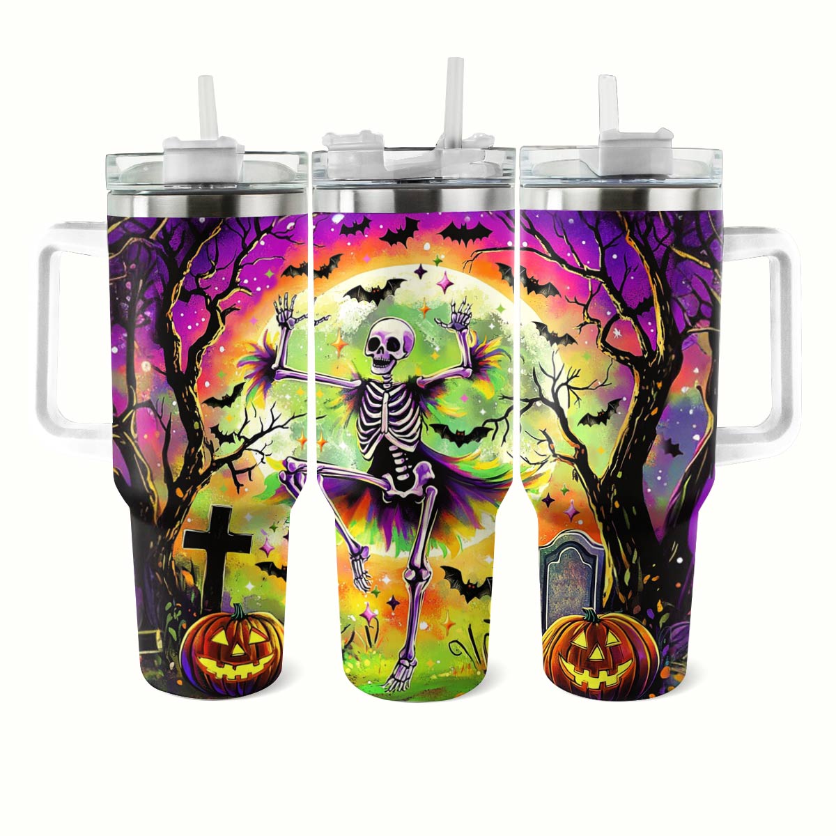 Shineful Tumbler Dancing Skeleton