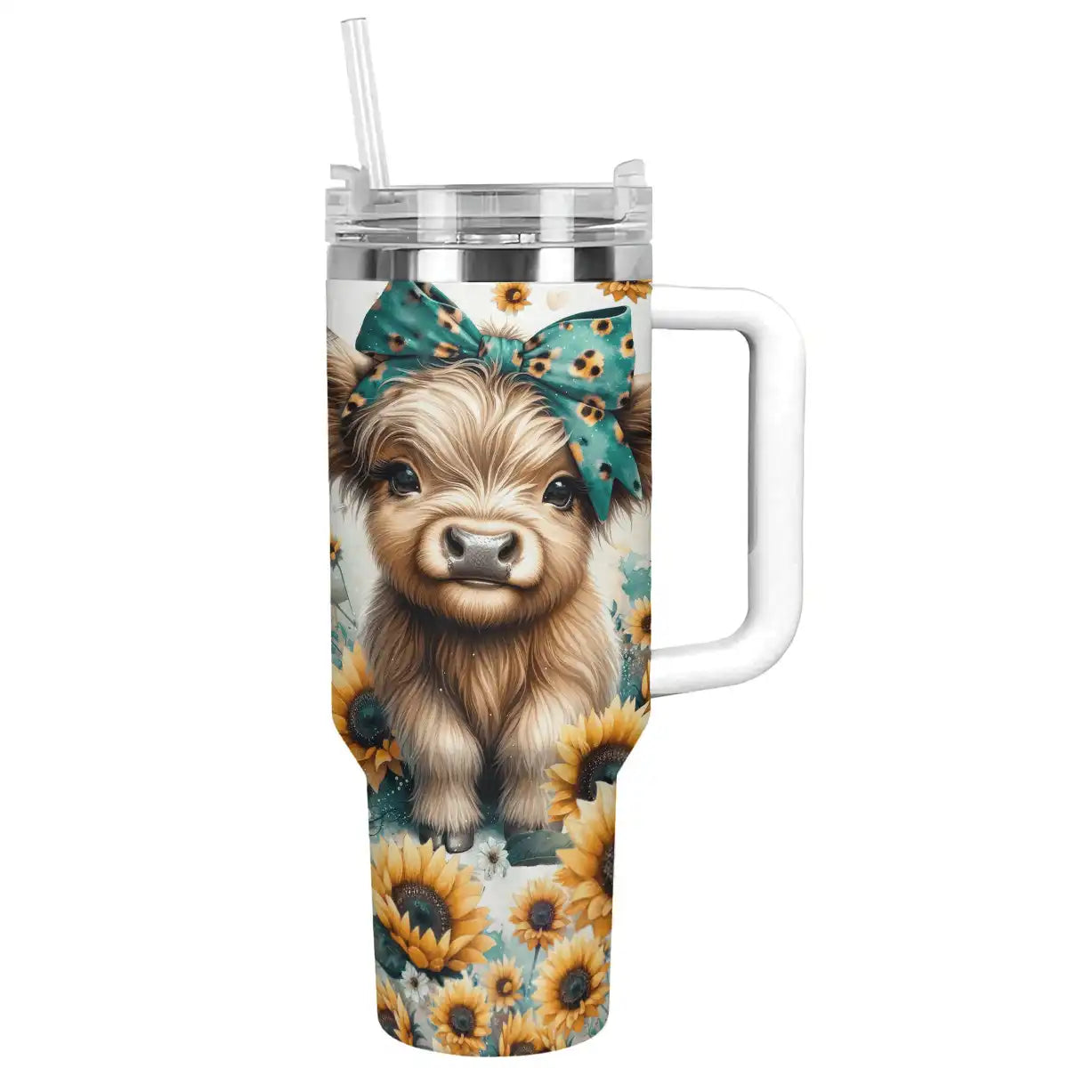 Shineful Tumbler Sunflower Cow