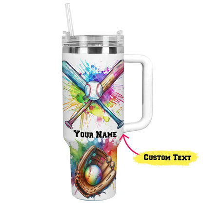 Shineful Tumbler Personalized Baseball