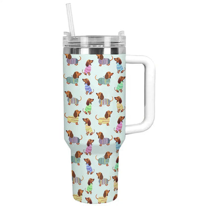 Shineful Tumbler Dog Cozy Dachshunds Ver2