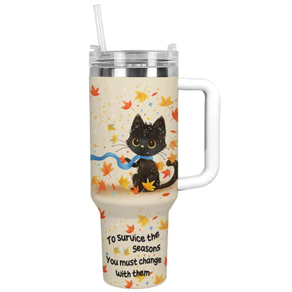 Shineful Tumbler Autumn Cat