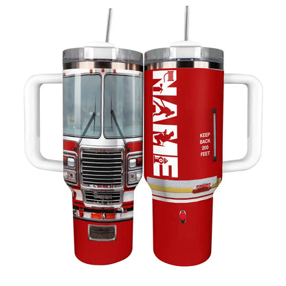 Shineful Tumbler Personalized Firefighter