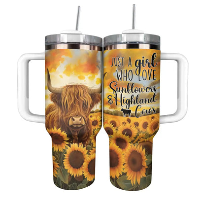 Shineful Tumbler Sunflower Cow Ver2