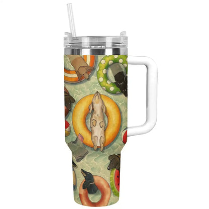 Shineful Tumbler Schwimmende Dackel