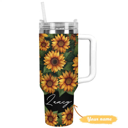 Shineful Tumbler Sunflower Custom