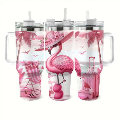 Shineful Tumbler Flamingo Vacation