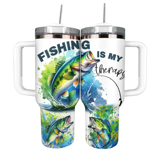 Thérapie de pêche Shineful Tumbler