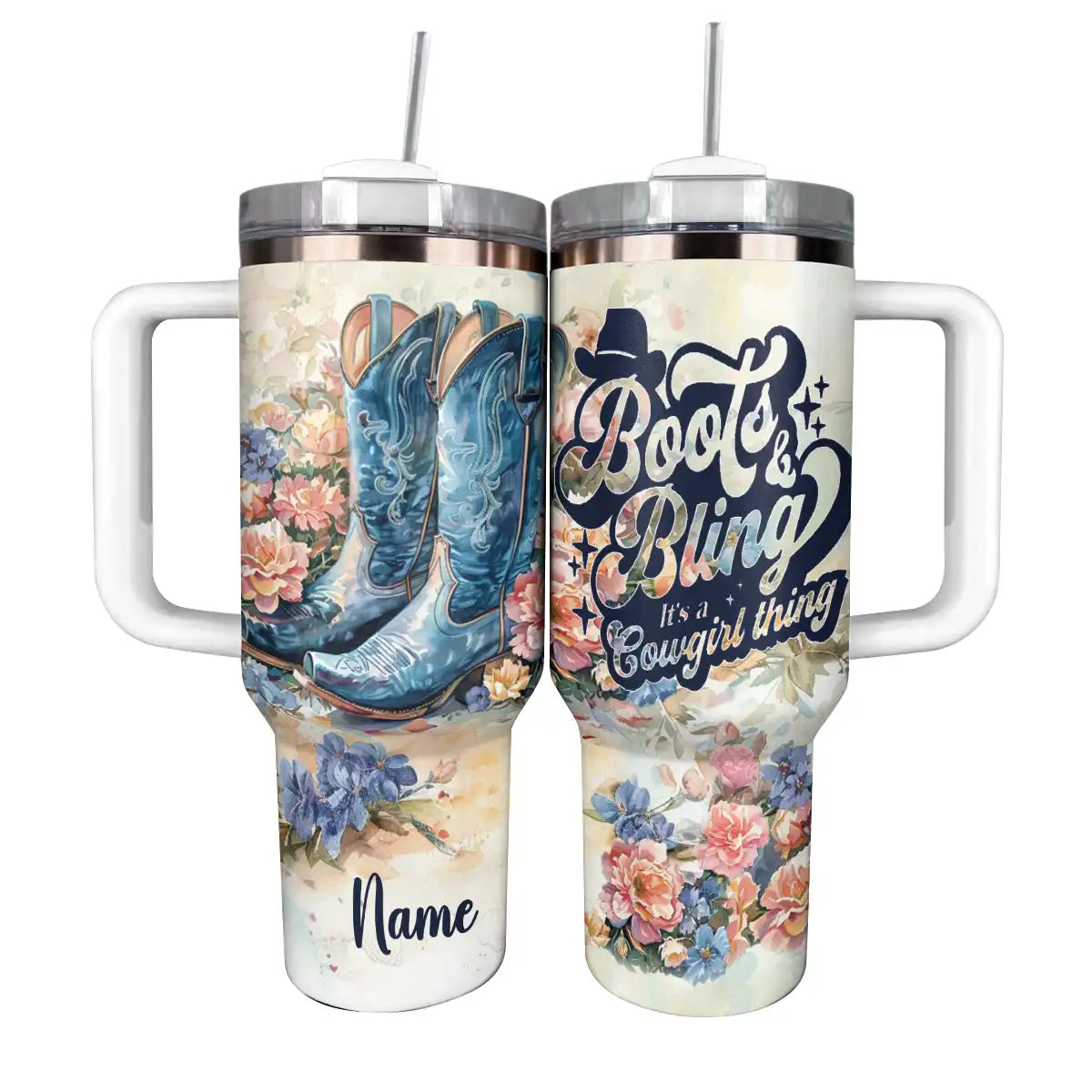 Shineful Tumbler Boots & Bling