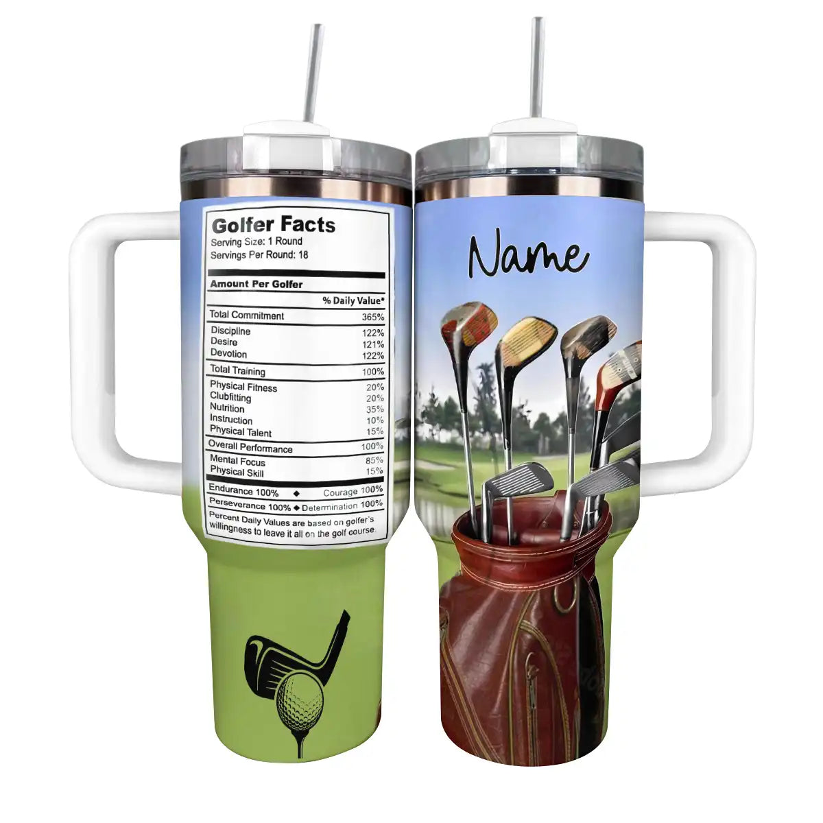 Shineful Tumbler Personalized Golf