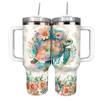 Shineful Tumbler Sparkling Sea Turtle