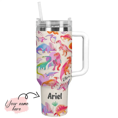 Shineful Tumbler Colorful Dinosaurs