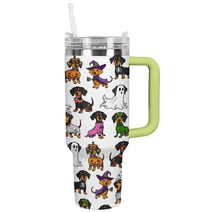 Shineful Tumbler Howl-o-ween Dackel White Edition