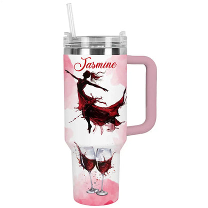 Shiny Tumbler Personalisierter sanfter Wein