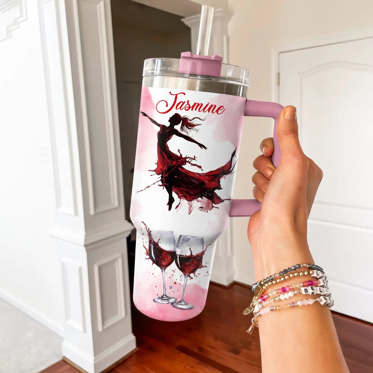 Shineful Tumbler Personalized Gentle Wine