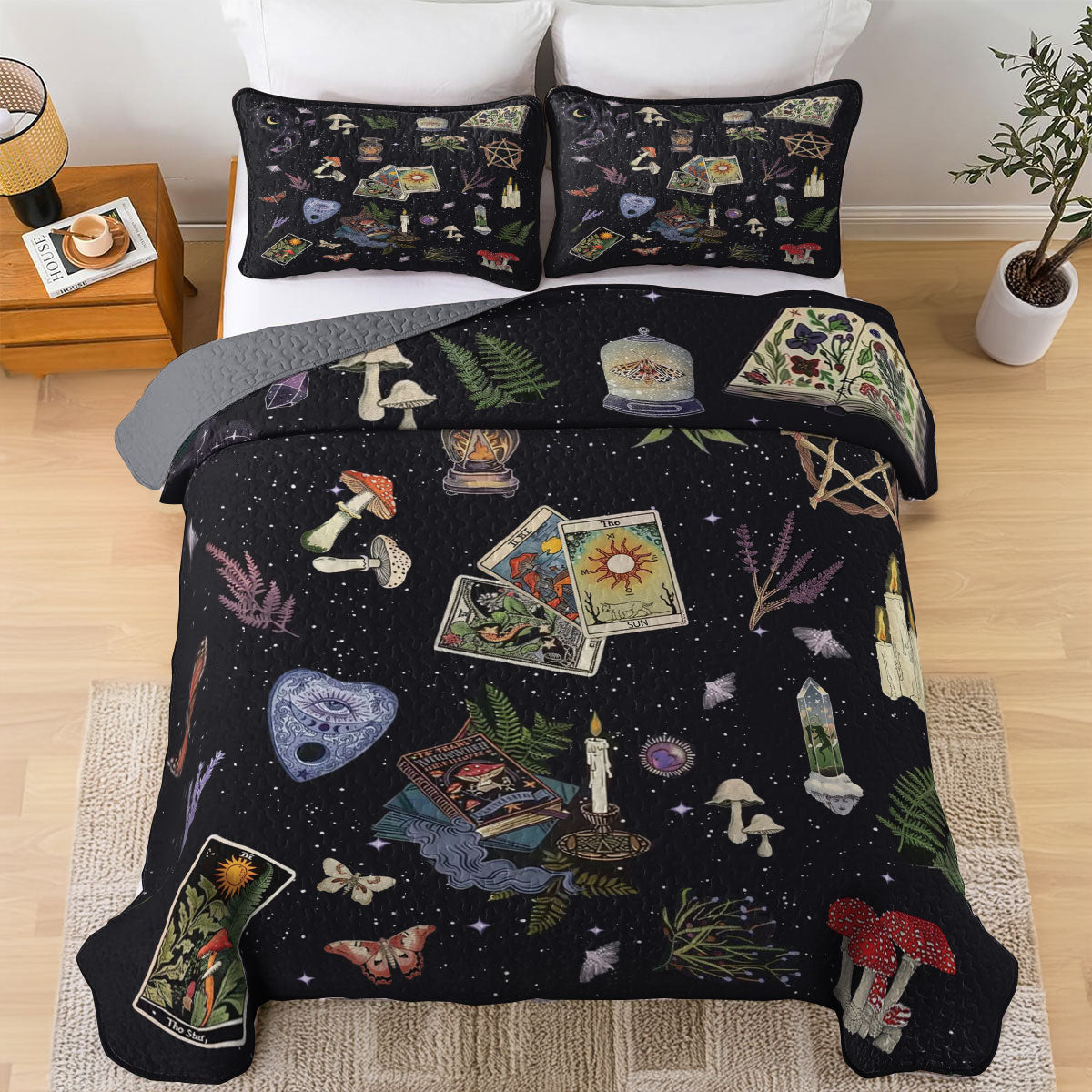 Shineful All Season Quilt 3-Piece Set Celestial Magic