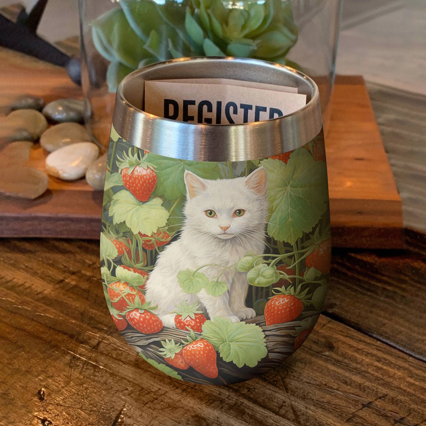 Shineful Wine Tumbler Berry Purr-fect