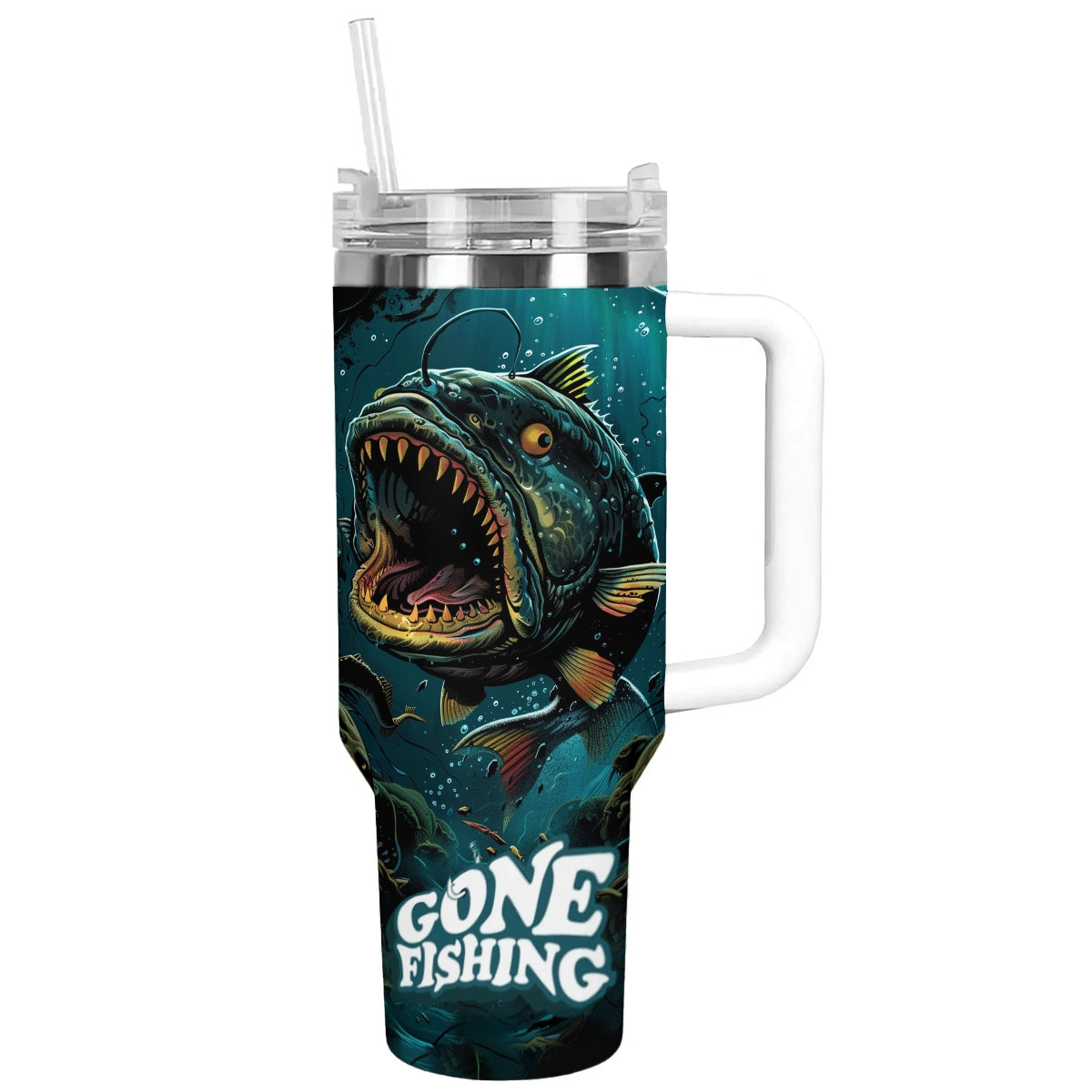 Shineful Tumbler Gone Fishing Monster