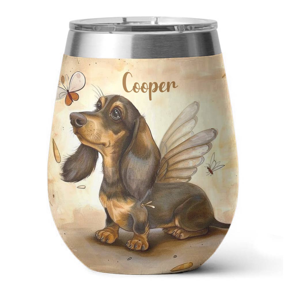 Shineful Personalized Wine Tumbler My Little Angel