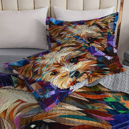 Shineful All Season Quilt 3-Piece Set Colorful Yorkshire