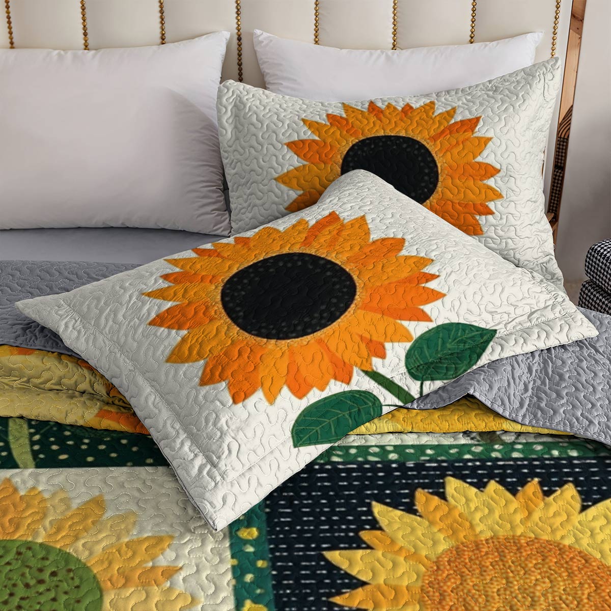 Shineful All Season Quilt 3-Piece Set Happy Sunshine